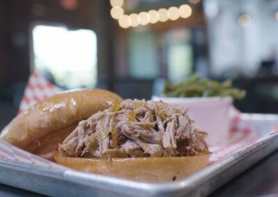 pulled pork sandwich