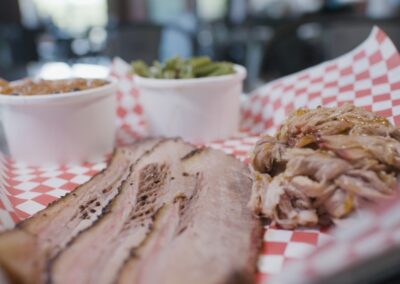 brisket and pulled pork